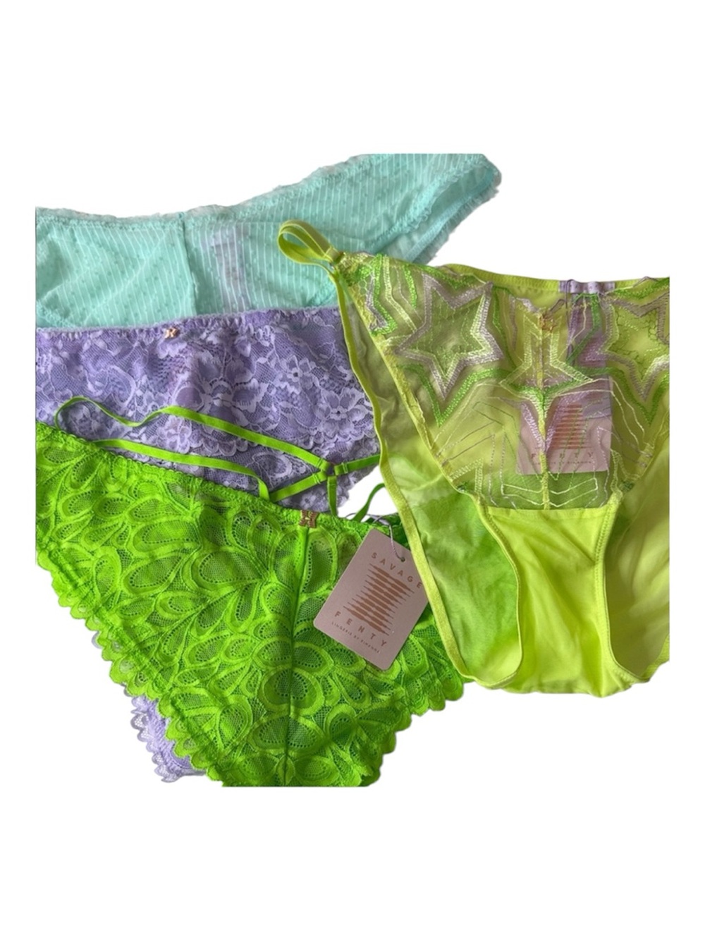 Savage X Fenty Assortment of Panties 4 Pairs Size 2X